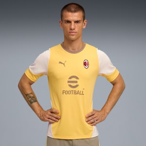 AC Milan Training Jersey Men, Sunny Yellow-Velvet Moss, extralarge