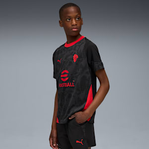 AC Milan Training Jersey Youth, PUMA Black-For All Time Red, extralarge-GBR