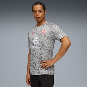 AC Milan Pre-match Jersey Men, Smokey Gray-PUMA White, extralarge