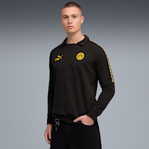 Borussia Dortmund KING Drill Top Men, PUMA Black-Yellow Sizzle, extralarge