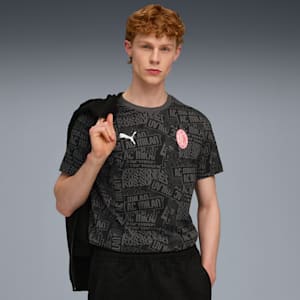 AC Milan FtblCulture All-Over Print Tee Men, PUMA Black-For All Time Red, extralarge-GBR