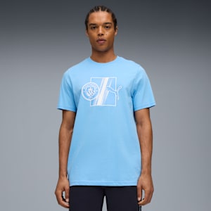 Manchester City FtblCulture Tee Men, Team Light Blue-PUMA White, extralarge