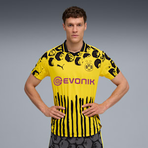 KIDSUPER x BORUSSIA DORTMUND Authentic Jersey Men, Faster Yellow-PUMA Black, extralarge