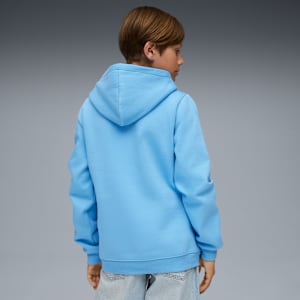 Manchester City FtblEssentials Hoodie Big Kids, Team Light Blue-PUMA White, extralarge