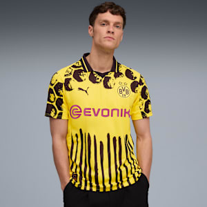 Jersey KIDSUPER x BORUSSIA DORTMUND para hombre, Faster Yellow-PUMA Black, extralarge