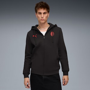 AC Milan FtblEssentials Hooded Jacket Men, PUMA Black-For All Time Red, extralarge-GBR