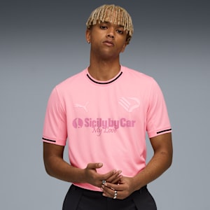 メンズ 2025-26 パレルモFC ホーム レプリカ 半袖 ユニフォーム, Team Light Pink-Bright Pink, extralarge-JPN