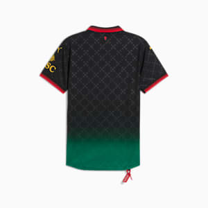 AC MILAN x OFF-WHITE™ Authentic Men's Soccer Jersey, PUMA Black-Power Green, extralarge