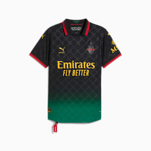 AC MILAN x OFF-WHITE™ Authentic Men's Jersey, PUMA Black-Power Green, extralarge-IND