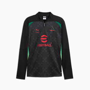 AC MILAN x OFF-WHITE™ Pre-match Men's Top, PUMA Black-For All Time Red, extralarge-IND