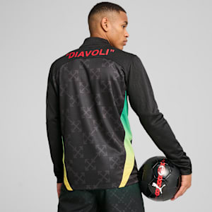 AC MILAN x OFF-WHITE™ Pre-match Men's Top, PUMA Black-For All Time Red, extralarge-IND