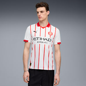 Girona FC 25/26 Home Jersey Men, PUMA White-PUMA Red, extralarge