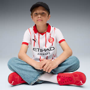 Girona FC 25/26 Home Jersey Youth, PUMA White-PUMA Red, large-GBR