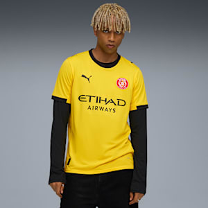 Girona FC 25/26 Away Jersey Men, Faster Yellow-PUMA Red, large-GBR