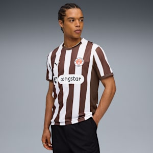 FC St. Pauli 25/26 Home Jersey Men, Espresso Brown-PUMA White, extralarge