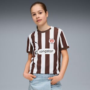 FC St. Pauli 25/26 Home Jersey Youth, Espresso Brown-PUMA White, extralarge-GBR