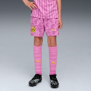 KIDSUPER x BORUSSIA DORTMUND Shorts Youth, Mauve Pop-Faster Yellow, extralarge-GBR
