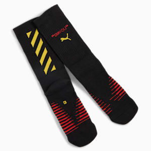 メンズ ACミラン x Off-White プレマッチ クルー ソックス, PUMA Black-Yellow Sizzle, extralarge-JPN