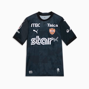 メンズ 清水エスパルス 2025 半袖 ユニフォーム, PUMA Black-AOP, extralarge-JPN