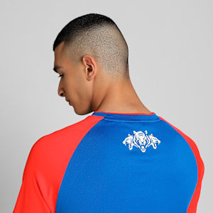 PUMA x DC 2025 Men's Fan Ultra-Lightweight Jersey, For All Time Red-Strong Blue, extralarge-IND