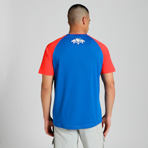 PUMA x DC 2025 Men's Fan Ultra-Lightweight Jersey, For All Time Red-Strong Blue, extralarge-IND
