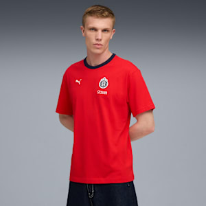 Chivas Men's Relaxed Graphic Tee, PUMA Red, extralarge