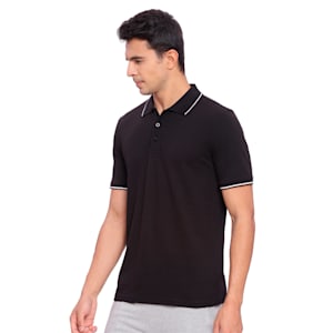 Essential Tipping Men's Polo, Cotton Black