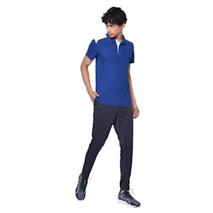 Men's Train Polo T-shirt, Sodalite Blue-Puma White, extralarge-IND