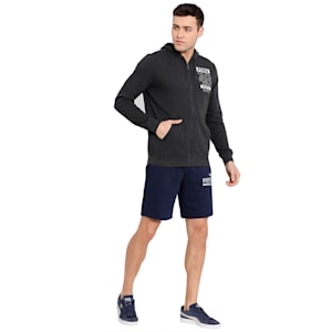 Mns Graphic FZ Hoody TR VIII, Dark Gray Heather