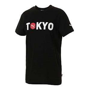 キッズ シティー 半袖 Tシャツ TOKYO 東京, Puma Black