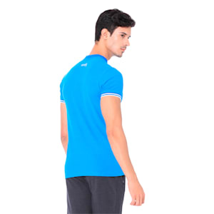 PUMA x Virat Kohli Pique Badge Men's Polo, Indigo Bunting Heather