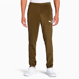 Graphic Men's Slim Fit Track Pants, Deep Olive, extralarge-IND