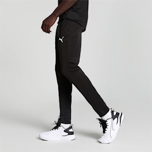PUMA Graphic Men's Slim Fit Track Pants, PUMA Black-Puma Black, extralarge-IND