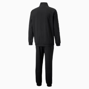 BTS Polyester Regular Fit Men's Track Suit, Puma Black