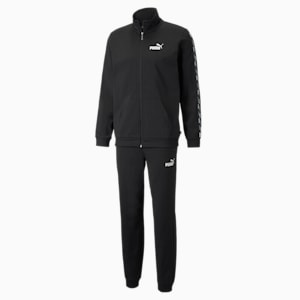 BTS Polyester Regular Fit Men's Track Suit, Puma Black