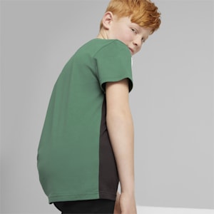 Colourblock Youth Regular Fit T-Shirt, Vine, extralarge-IND