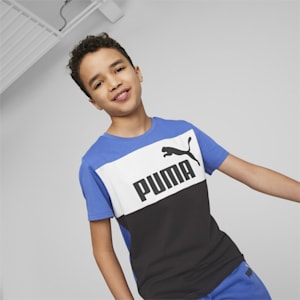 Colourblock Youth Regular Fit T-Shirt, Royal Sapphire, extralarge-IND