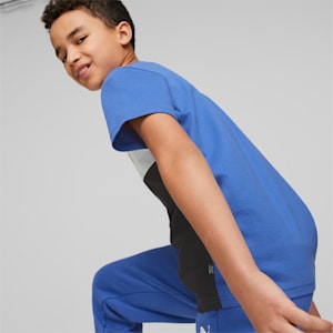 Essentials+ Colourblock Youth T-Shirt, Royal Sapphire