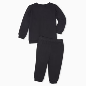 Survêtement à col rond Essentials Minicats bébé, Cotton Black, extralarge