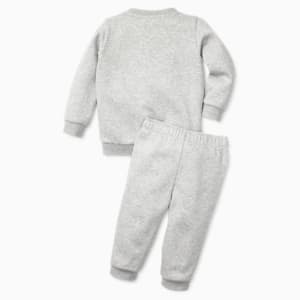 Essentials Minicats Crew Neck Babies' Jogger Suit, Light Gray Heather, extralarge-GBR