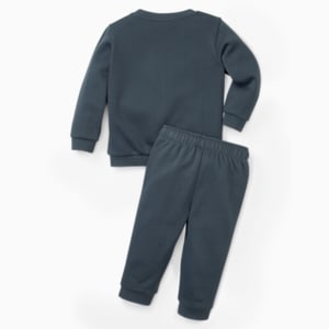 Essentials Minicats Crew Neck Babies' Jogger Suit, Dark Night