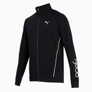 One8 Virat Kohli Logo Men's Slim Fit Jacket, Puma Black, extralarge-IND