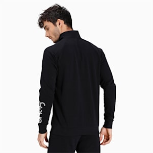 One8 Virat Kohli Logo Men's Slim Fit Jacket, Puma Black, extralarge-IND