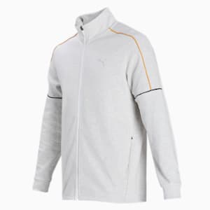 One8 Men's Slim Fit Jacket, Puma White Heather, extralarge-IND