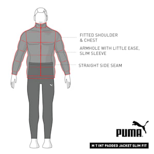 One8 Virat Kohli Reversible Men's Padded Jacket, Puma Black