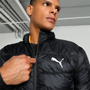 PUMA x one8 Men's Reversible Padded Slim Fit Jacket, Puma Black, extralarge-IND