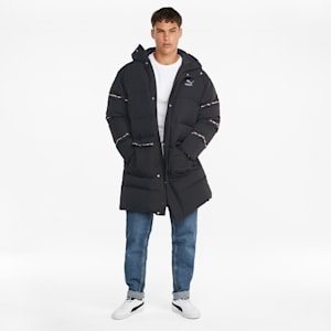 メンズ CLASSICS ロング ダウン ジャケット, Puma Black, extralarge-JPN