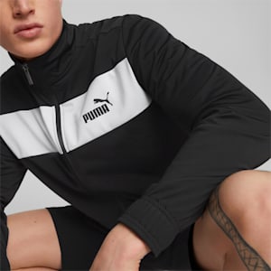 ポリ トレーニング ジャージ 上下セット メンズ, Puma Black