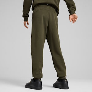 キッズ ボーイズ ESS+ 2 COL ロゴ パンツ 裏起毛 110-160cm, Dark Olive, extralarge-JPN