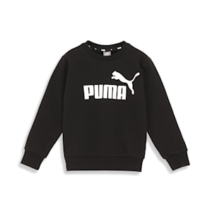 キッズ ボーイズ ESS ビッグロゴ クルースウェット 120-160cm, Puma Black, extralarge-JPN